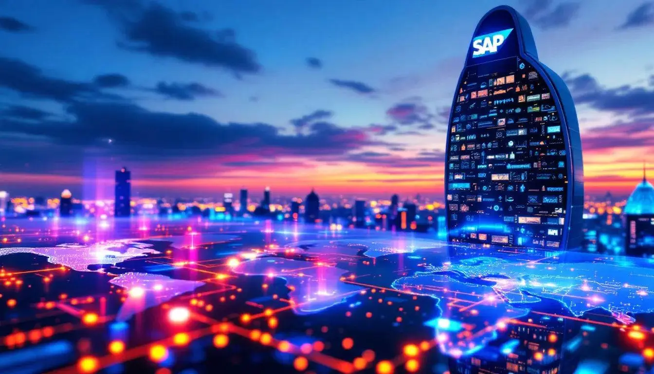 Eine Grafik zur Online-Akquise von SAP Kunden.